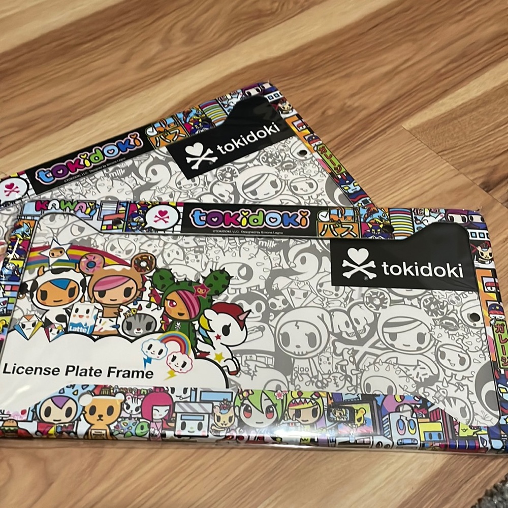 Tokidoki License Plate Frame